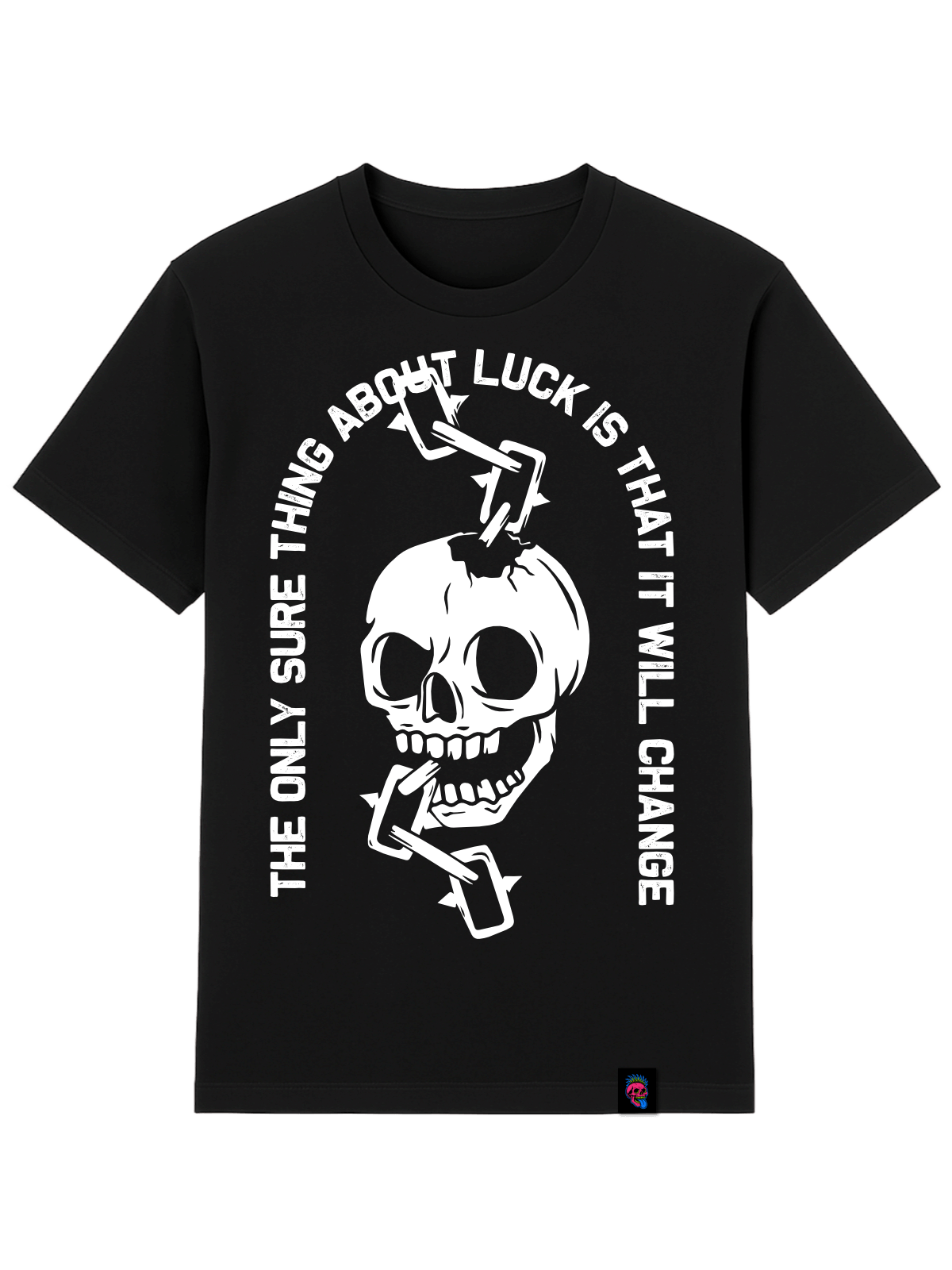 Bad Luck Graphic Tee - Softfeel Heavyweight Organic Cotton - SourThreadz Premium Drop