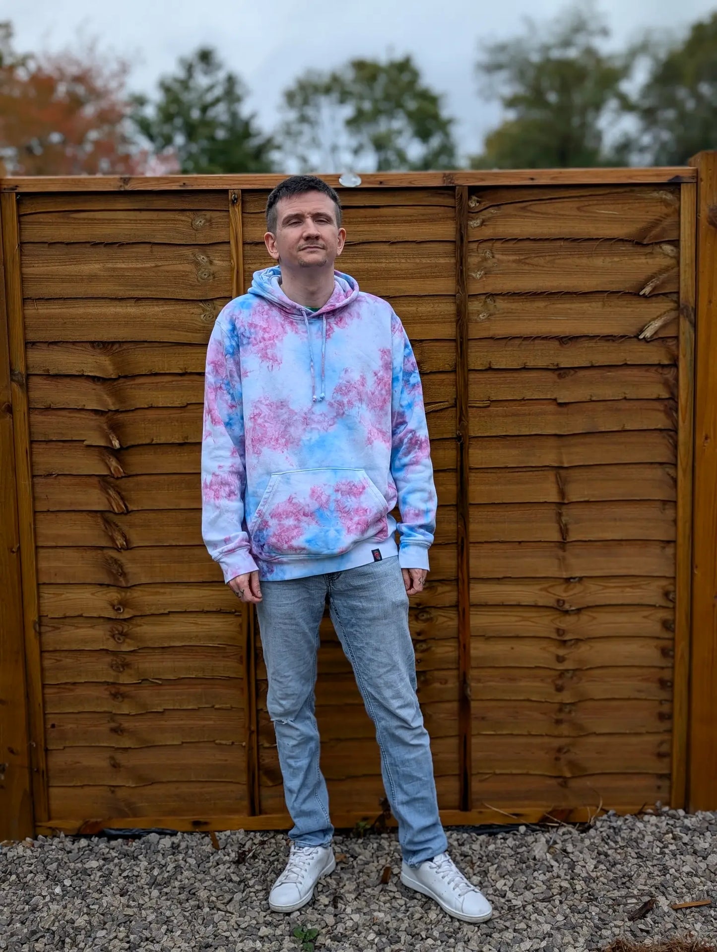 Cotton Candy Organic Tie-Dye Hoodie/Sweatshirt | Handmade by SourThreadz