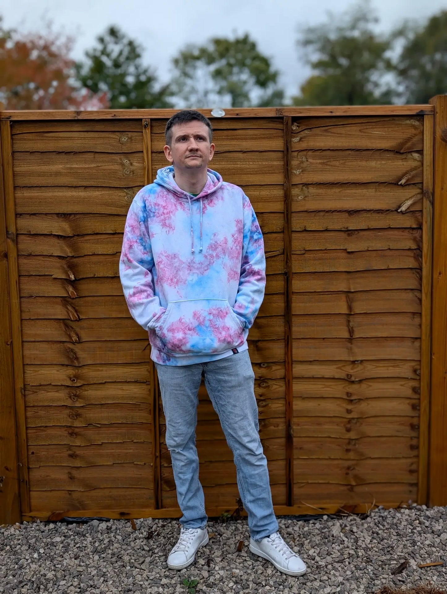 Cotton Candy Organic Tie-Dye Hoodie/Sweatshirt | Handmade by SourThreadz