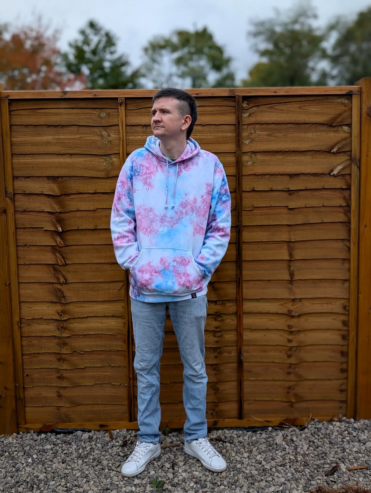 Cotton Candy Organic Tie-Dye Hoodie/Sweatshirt | Handmade by SourThreadz