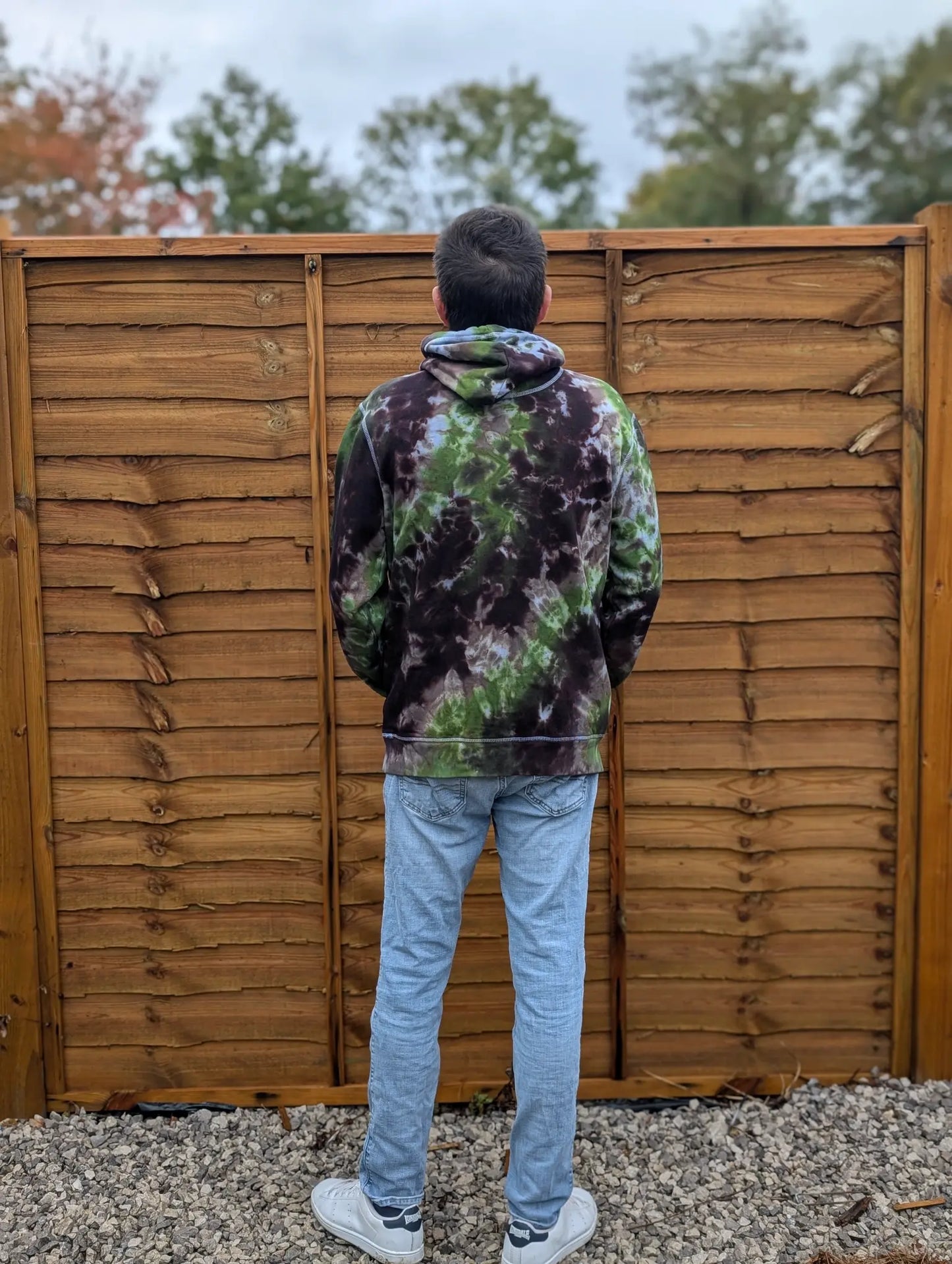 Dark Forest Organic Tie-Dye Hoodie/Sweatshirt | Handmade by SourThreadz