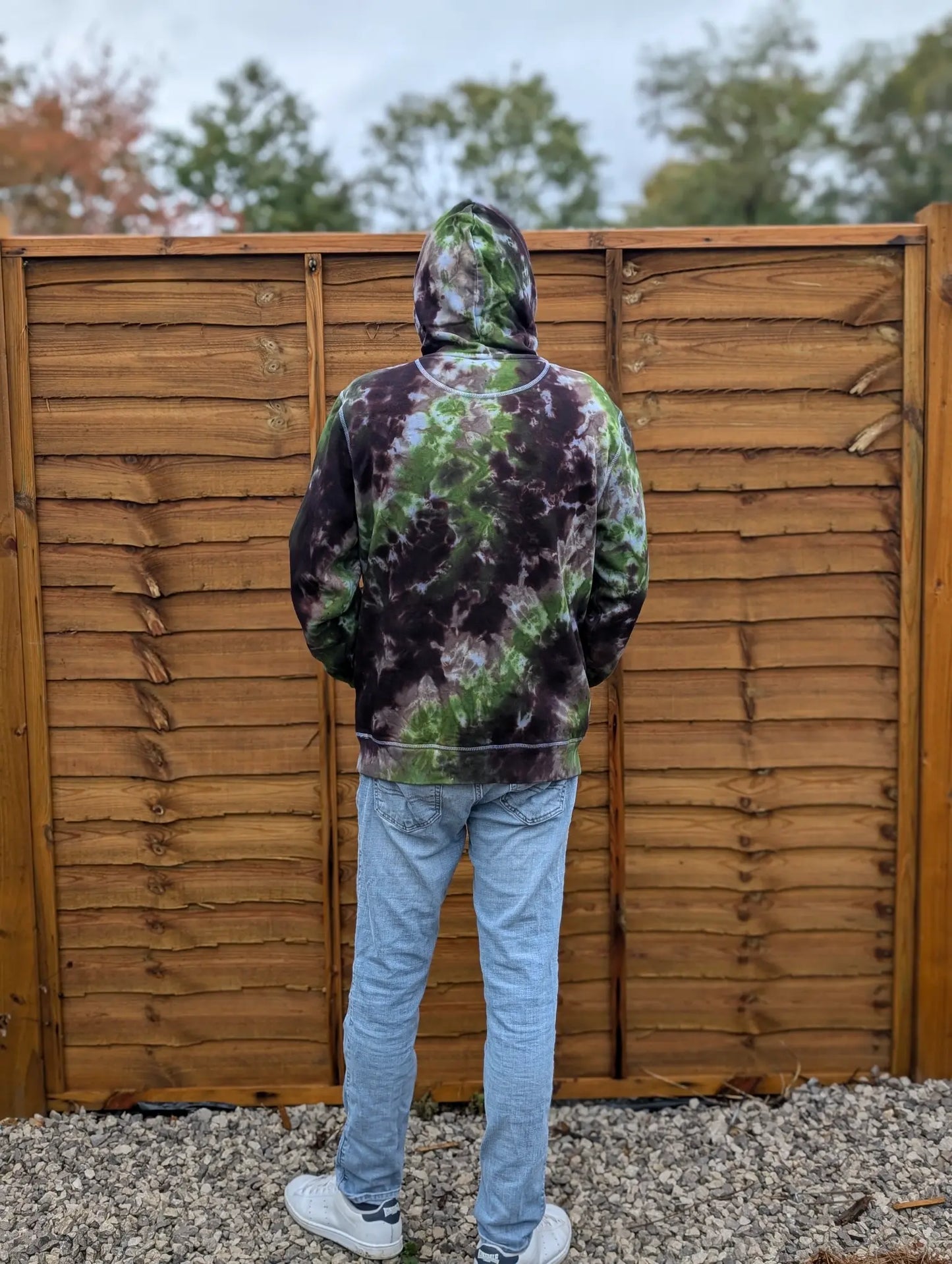 Dark Forest Organic Tie-Dye Hoodie/Sweatshirt | Handmade by SourThreadz