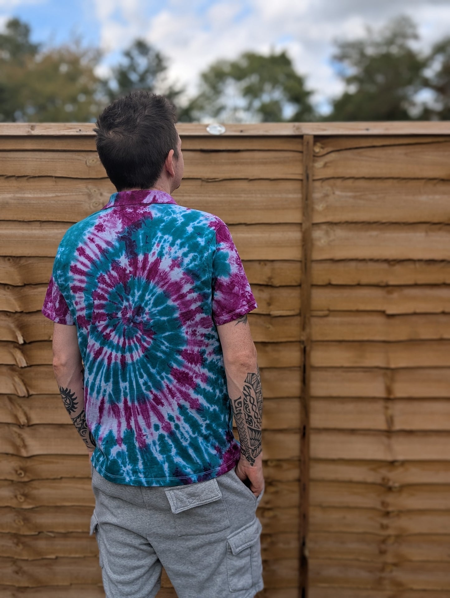 Aqua Galactica Tie-Dye | Any Garment, Any Size | Handmade by SourThreadz