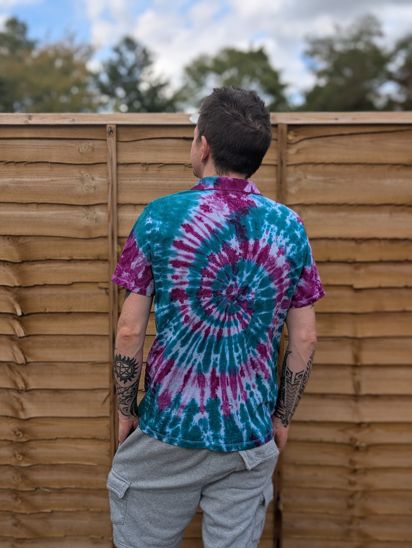 Aqua Galactica Tie-Dye | Any Garment, Any Size | Handmade by SourThreadz