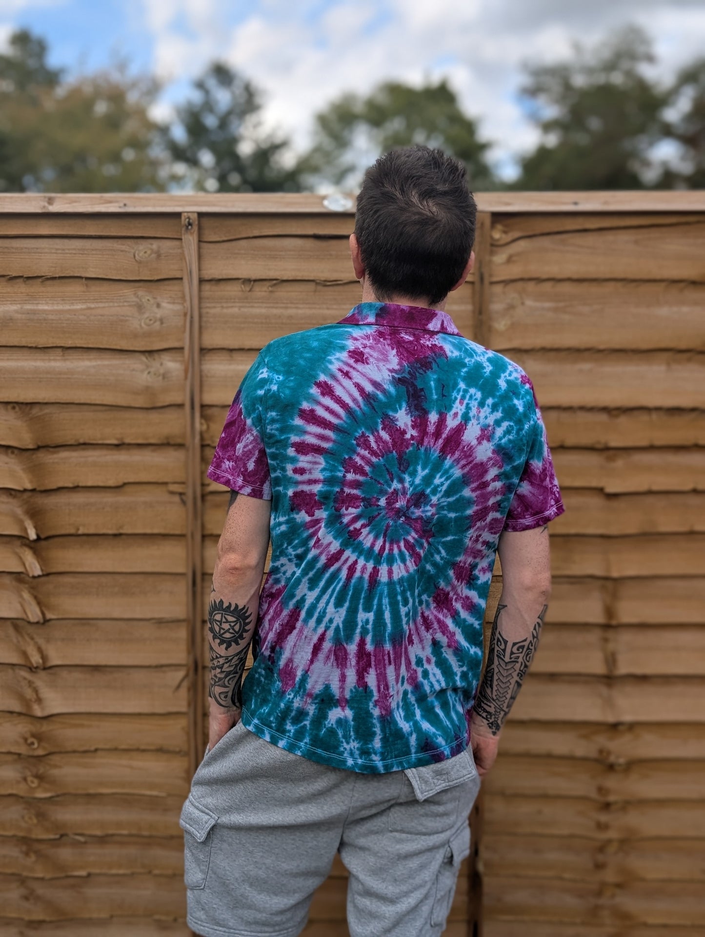 Aqua Galactica Tie-Dye | Any Garment, Any Size | Handmade by SourThreadz