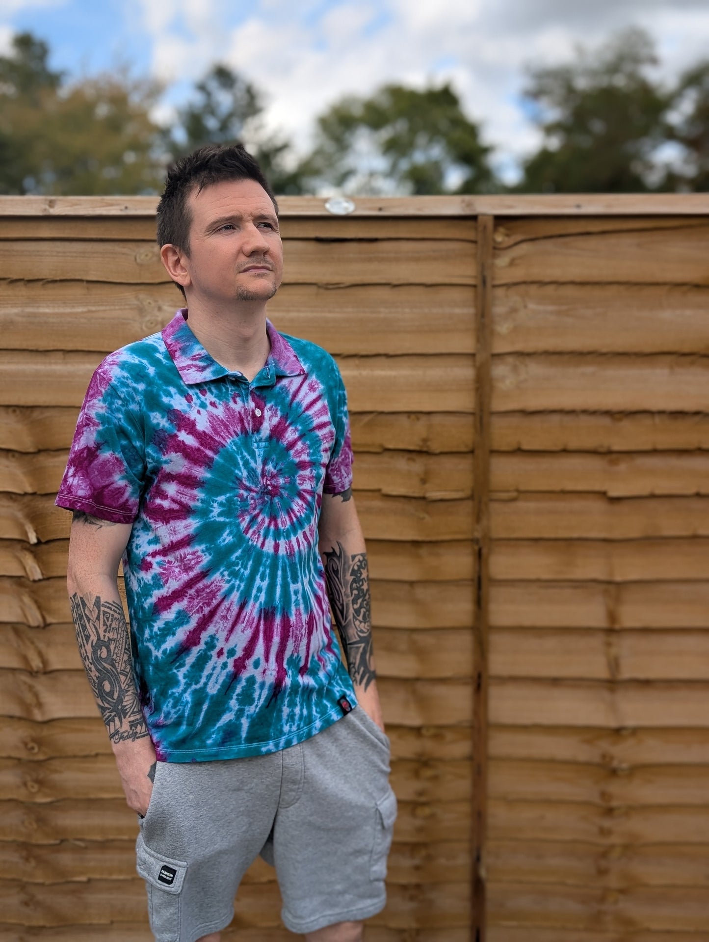 Aqua Galactica Tie-Dye | Any Garment, Any Size | Handmade by SourThreadz