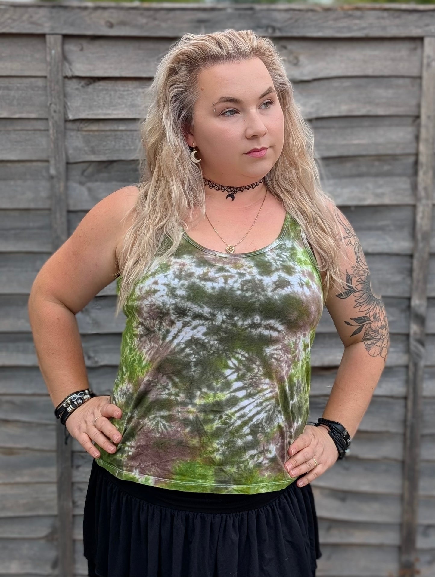 UK Handmade Green Brown Camo Tie-Dye – T-Shirts, Tanks, Polos & More / Men's,Women's & Kids - SourThreadz