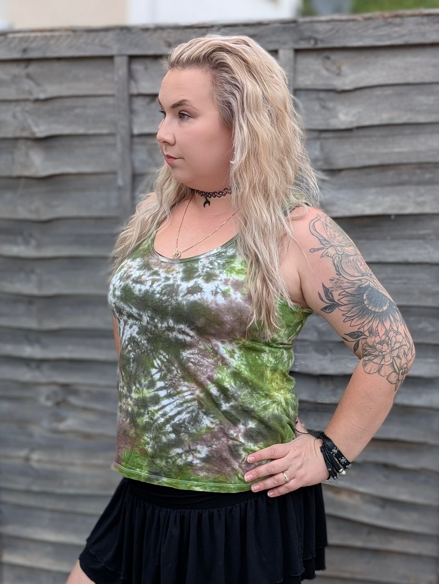 UK Handmade Green Brown Camo Tie-Dye – T-Shirts, Tanks, Polos & More / Men's,Women's & Kids - SourThreadz