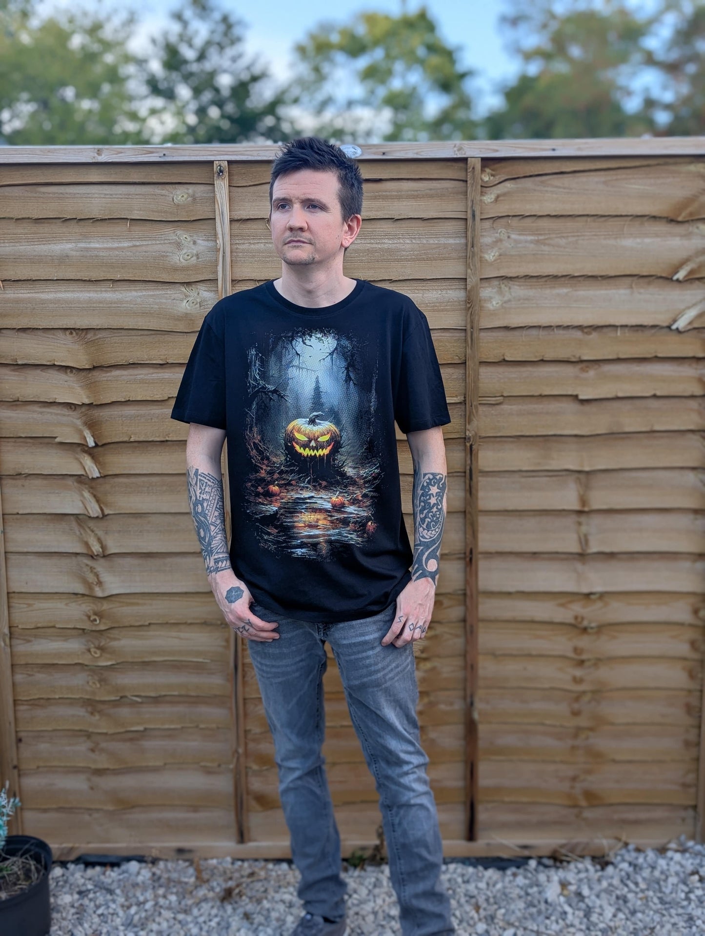 Halloween Graphic Tee | Premium Organic Cotton | By SourThreadz