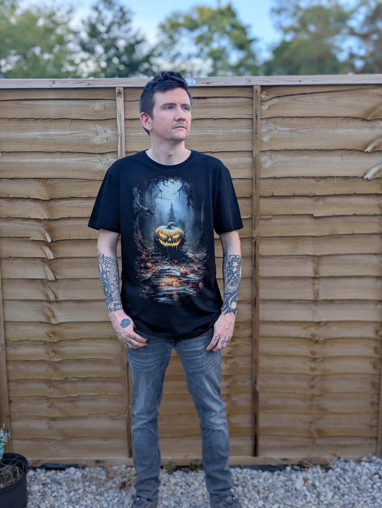 Halloween Graphic Tee | Premium Organic Cotton | By SourThreadz