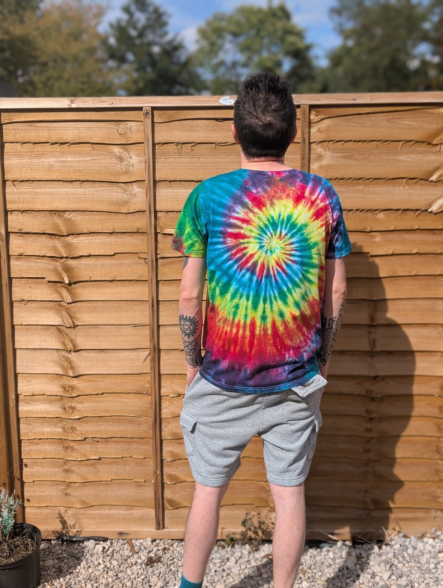 Dark Rainbow Tie-Dye | Any Garment, Any Size | Handmade by SourThreadz