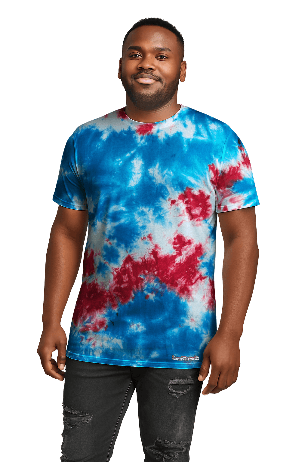 Tie-Dye Men’s T-Shirt - Patriot - Statement Piece - SourThreadz