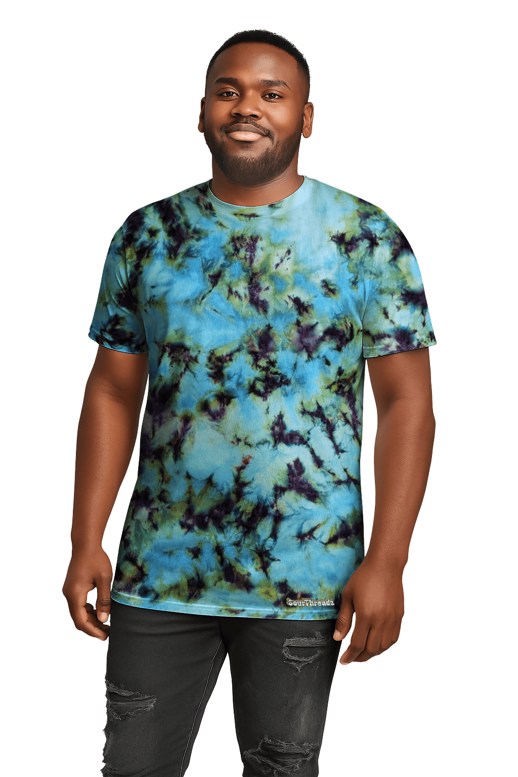 UK Handmade Blue Green Camo Tie-Dye – Men's, Women's, T-Shirts, Tanks, Polos & More - SourThreadz