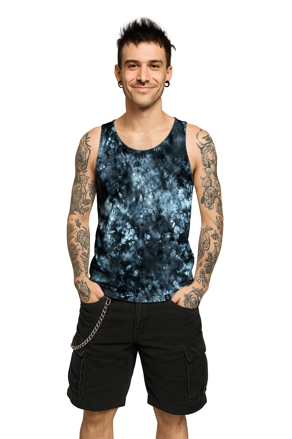 UK Handmade Black Void Tie-Dye – Men's, Women's, T-Shirts, Tanks, Polos & More - SourThreadz