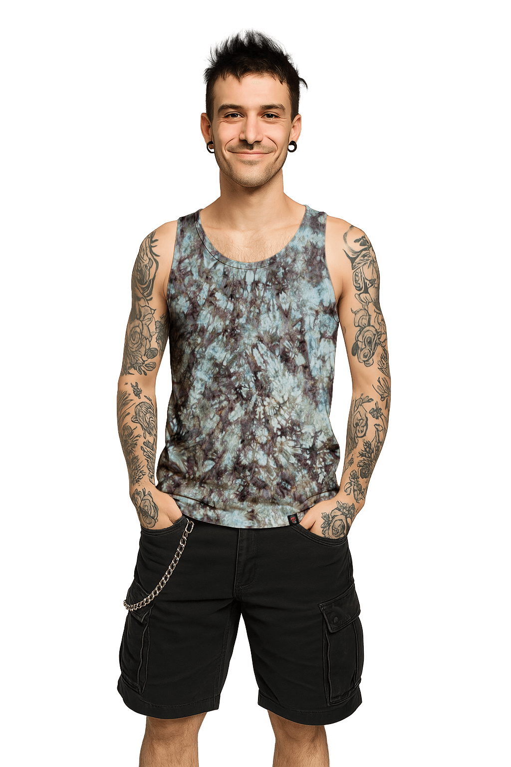 Organic Tie-Dye Tank Top - Pastel Alchemist - Urban Fashion - SourThreadz
