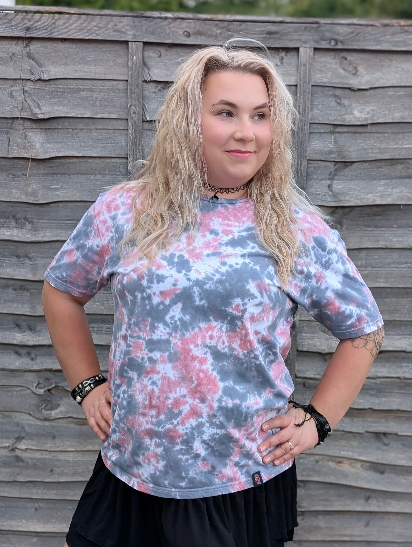 UK Handmade Pink Grey Camo Tie-Dye – T-Shirts, Tanks, Polos & More / Men's,Women's & Kids - SourThreadz