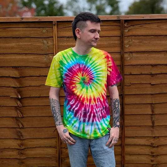 Rainbow Swirl Tie-Dye | Any Garment, Any Size | Handmade by SourThreadz