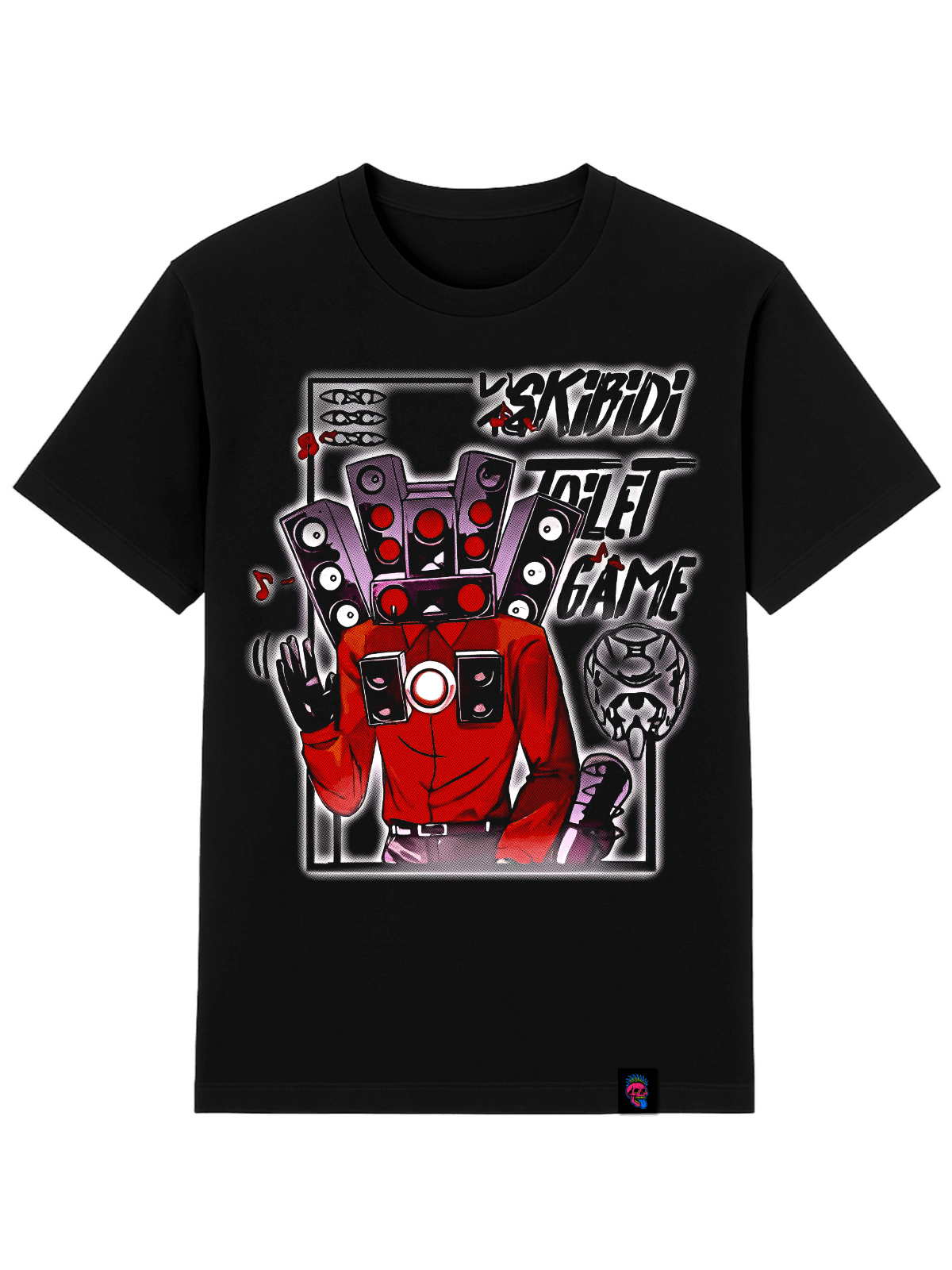 Skibidi Toilet Game Graphic Tee - Softfeel Heavyweight Organic Cotton - SourThreadz Premium Drop
