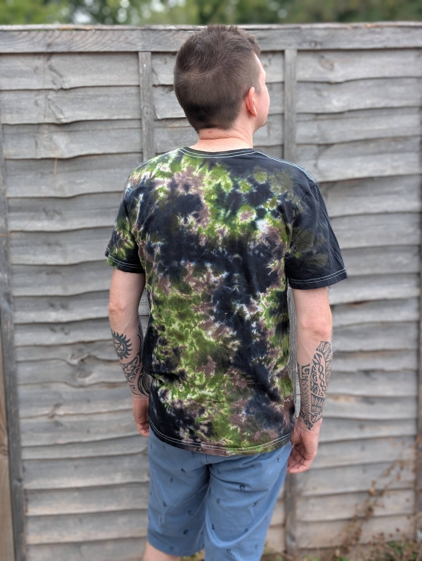 Tie-Dye Men's T-Shirt - Dark Forest Camo - SourThreadz