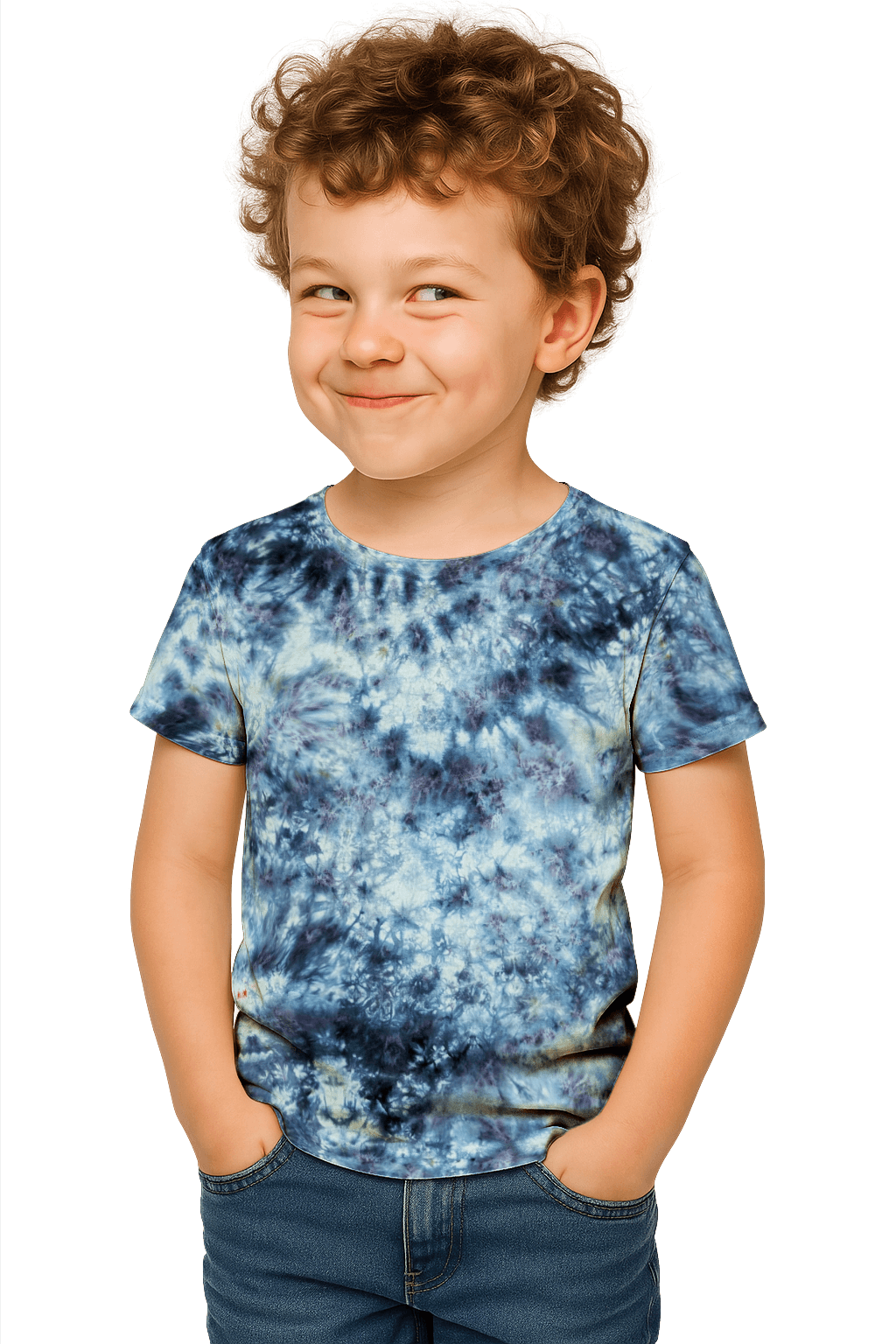Tie-Dye Kids & Teens T-Shirt - Snow Maiden - Minimalist Inspired - SourThreadz