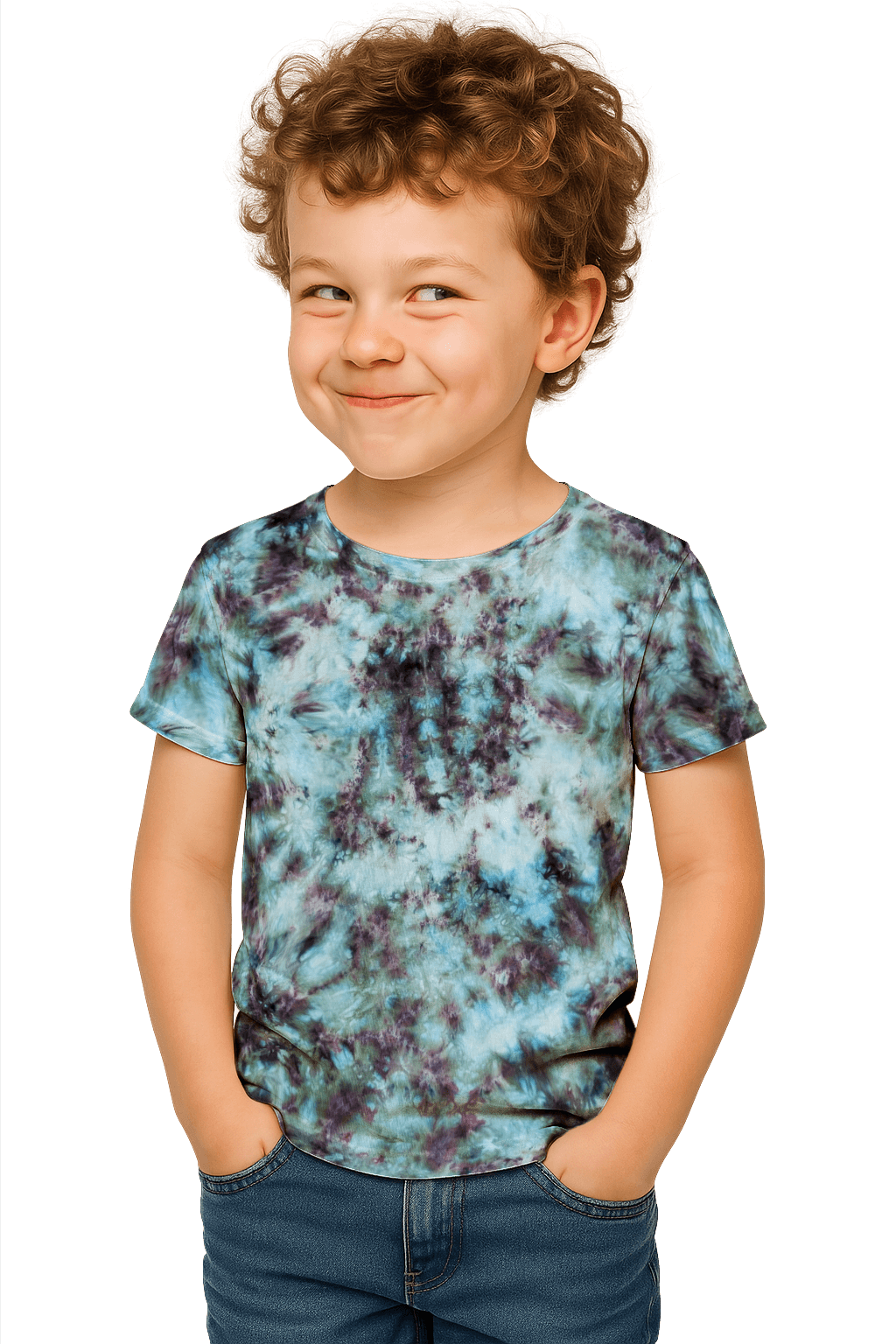 Tie-Dye Kids & Teens T-Shirt - Alchemist - Artistic Dye Blend - SourThreadz