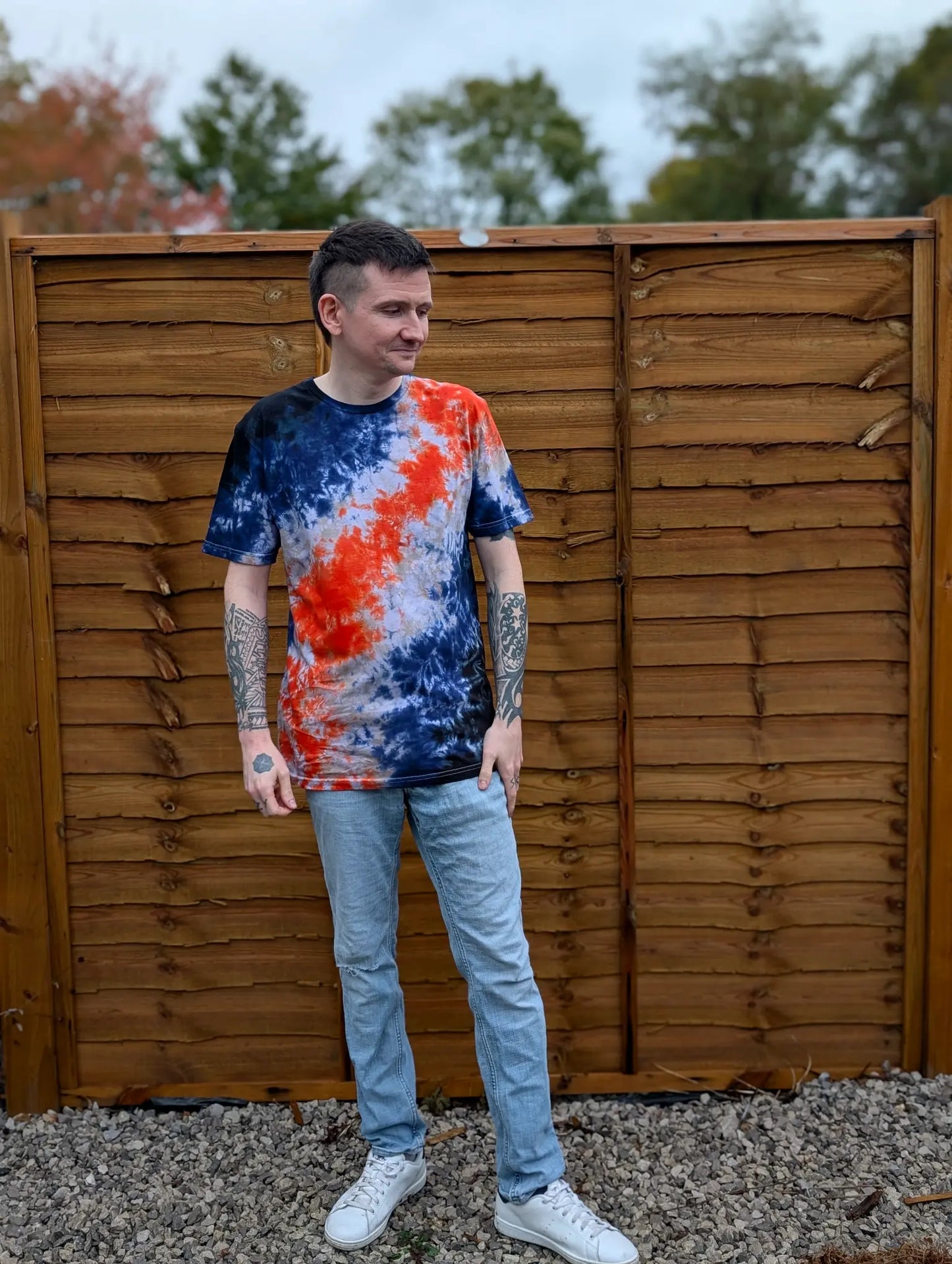 Celestial Rift Tie-Dye T-Shirt | UK Handmade | SourThreadz
