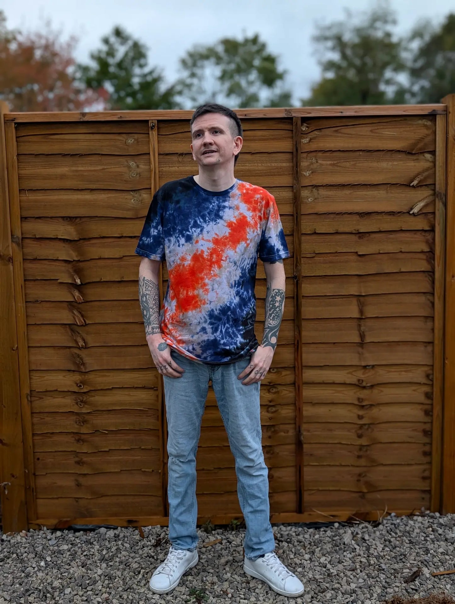Celestial Rift Tie-Dye T-Shirt | UK Handmade | SourThreadz