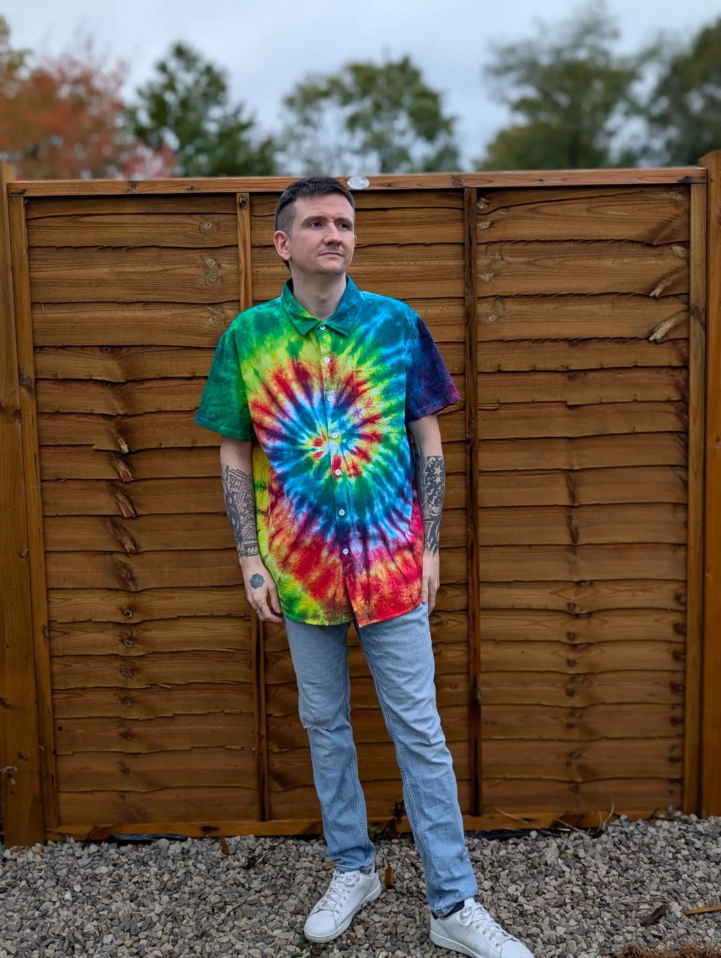 Dark Rainbow Tie-Dye | Any Garment, Any Size | Handmade by SourThreadz