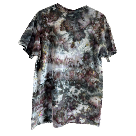 Shadowmelt Ice Scrunch Tie-Dye T-shirt #020 Men's Unisex Large Heavy Cotton