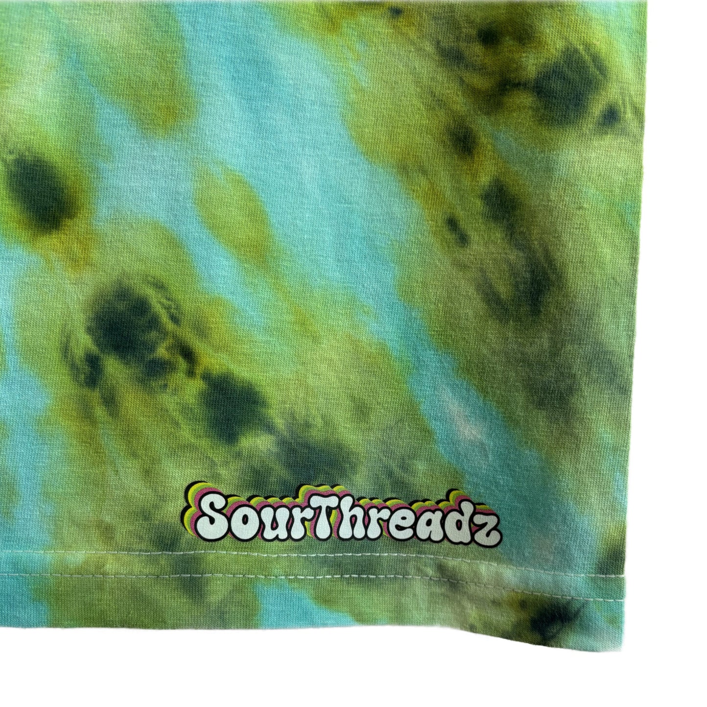 Ocean Mist Ice Spiral Tie-Dye T-shirt #030 Men's Unisex Medium Soft Cotton