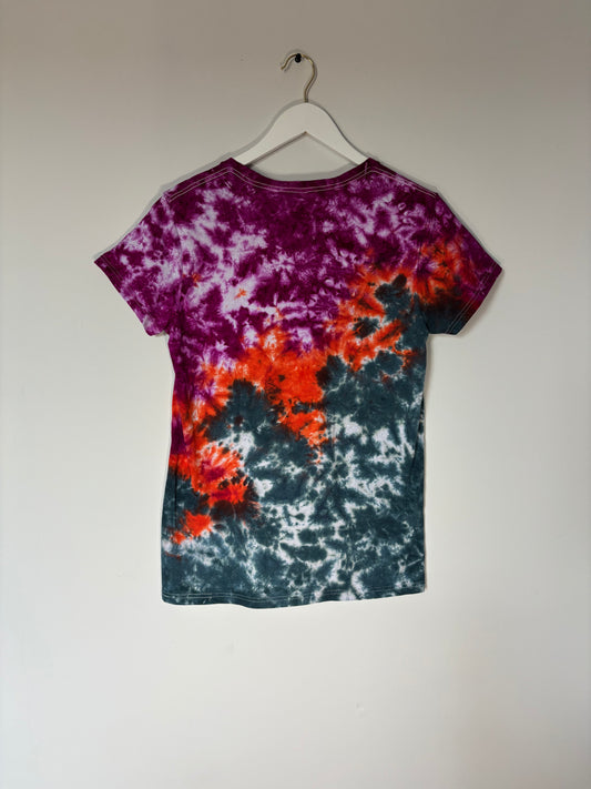 Tie-Dye T-shirt #003 - Cyber Bloom Scrunch