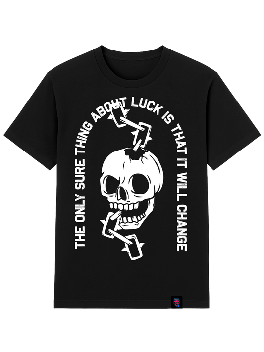 Bad Luck Graphic Tee - Softfeel Heavyweight Organic Cotton - SourThreadz Premium Drop