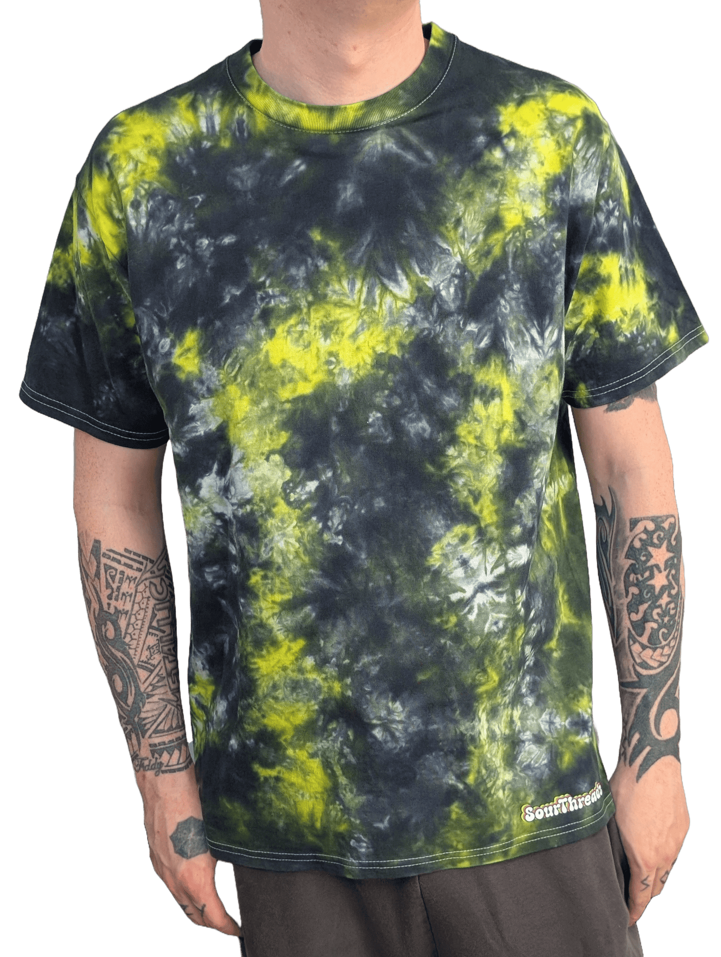 UK Handmade Black Yellow Camo Tie-Dye – Men's, Women's, T-Shirts, Tanks, Polos & More - SourThreadz