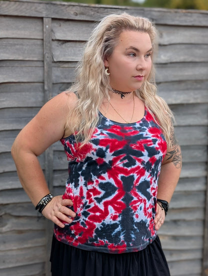 UK Handmade Red Black Camo Tie-Dye – Men's, Women's, T-Shirts, Tanks, Polos & More - SourThreadz