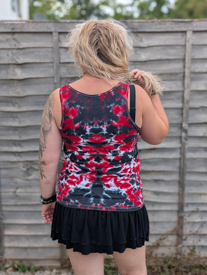 UK Handmade Red Black Camo Tie-Dye – Men's, Women's, T-Shirts, Tanks, Polos & More - SourThreadz