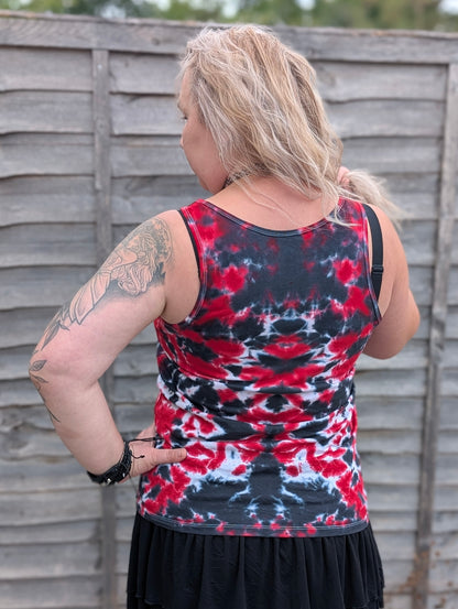 UK Handmade Red Black Camo Tie-Dye – Men's, Women's, T-Shirts, Tanks, Polos & More - SourThreadz