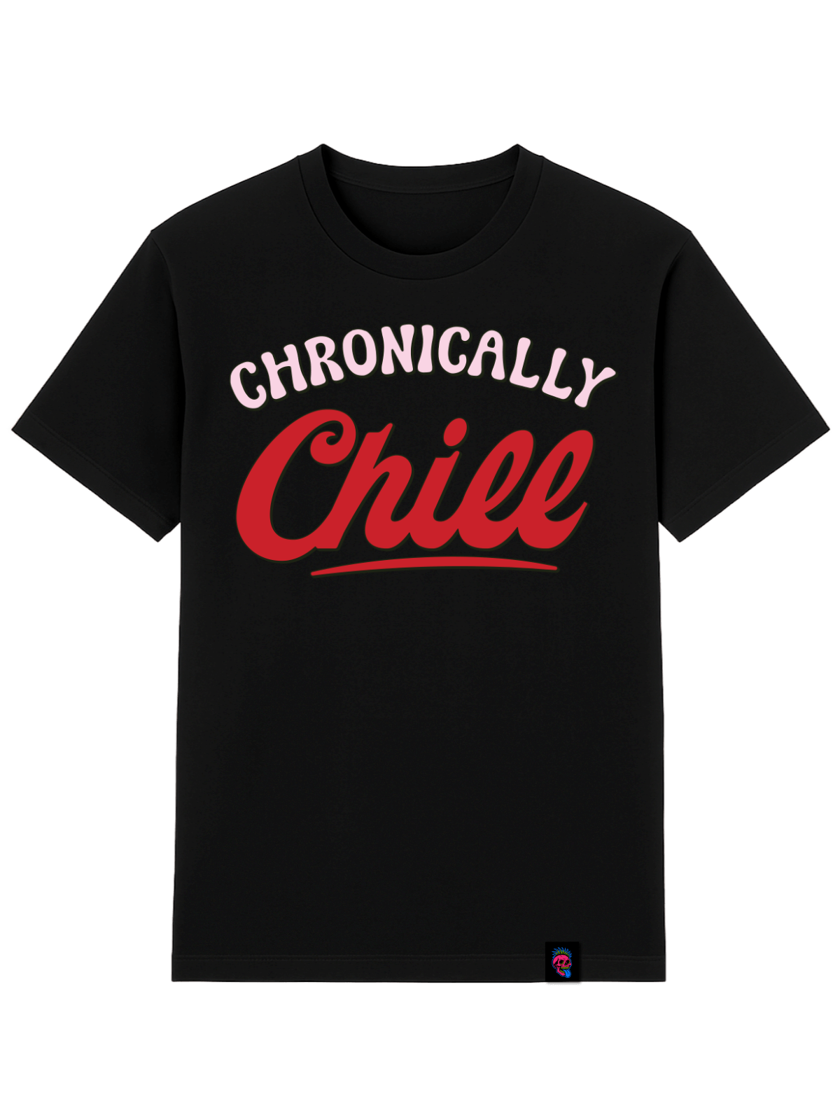 Chronically Chill Graphic Tee - Softfeel Heavyweight Organic Cotton - SourThreadz Premium Drop