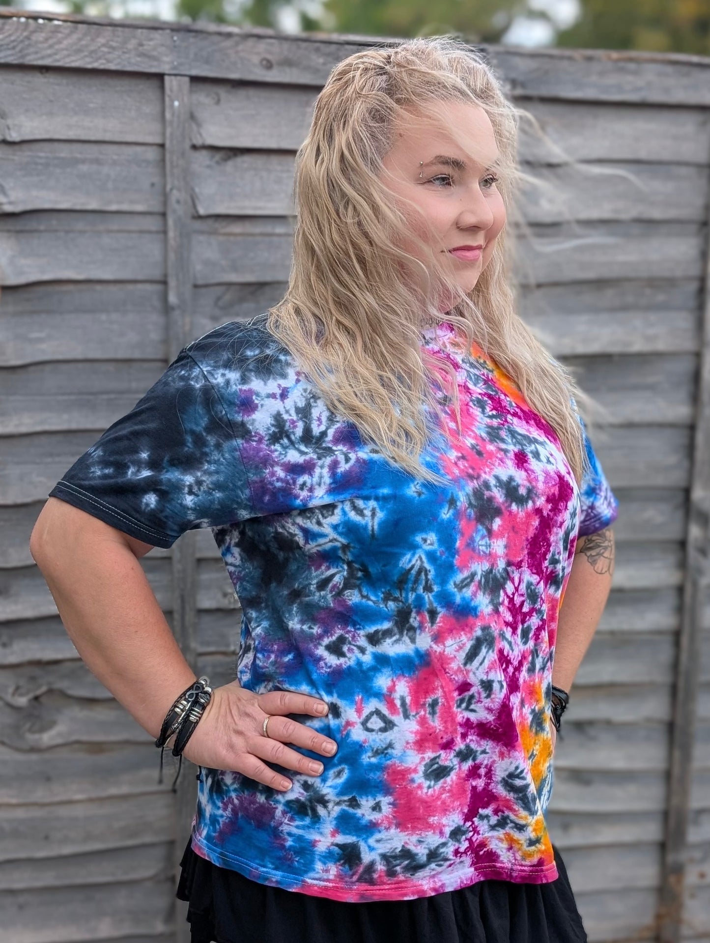 UK Handmade Curious Galaxy Tie-Dye – Men's, Women's, T-Shirts, Tanks, Polos & More - SourThreadz