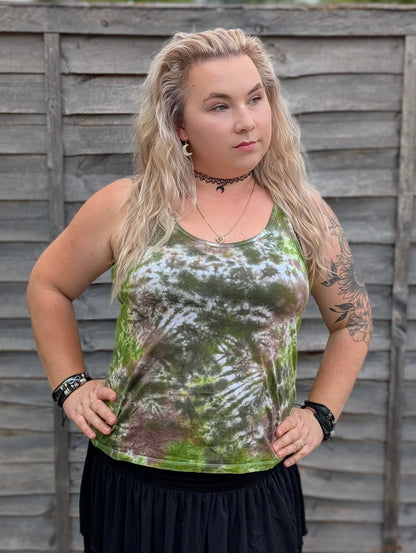 UK Handmade Green Brown Camo Tie-Dye – T-Shirts, Tanks, Polos & More / Men's,Women's & Kids - SourThreadz