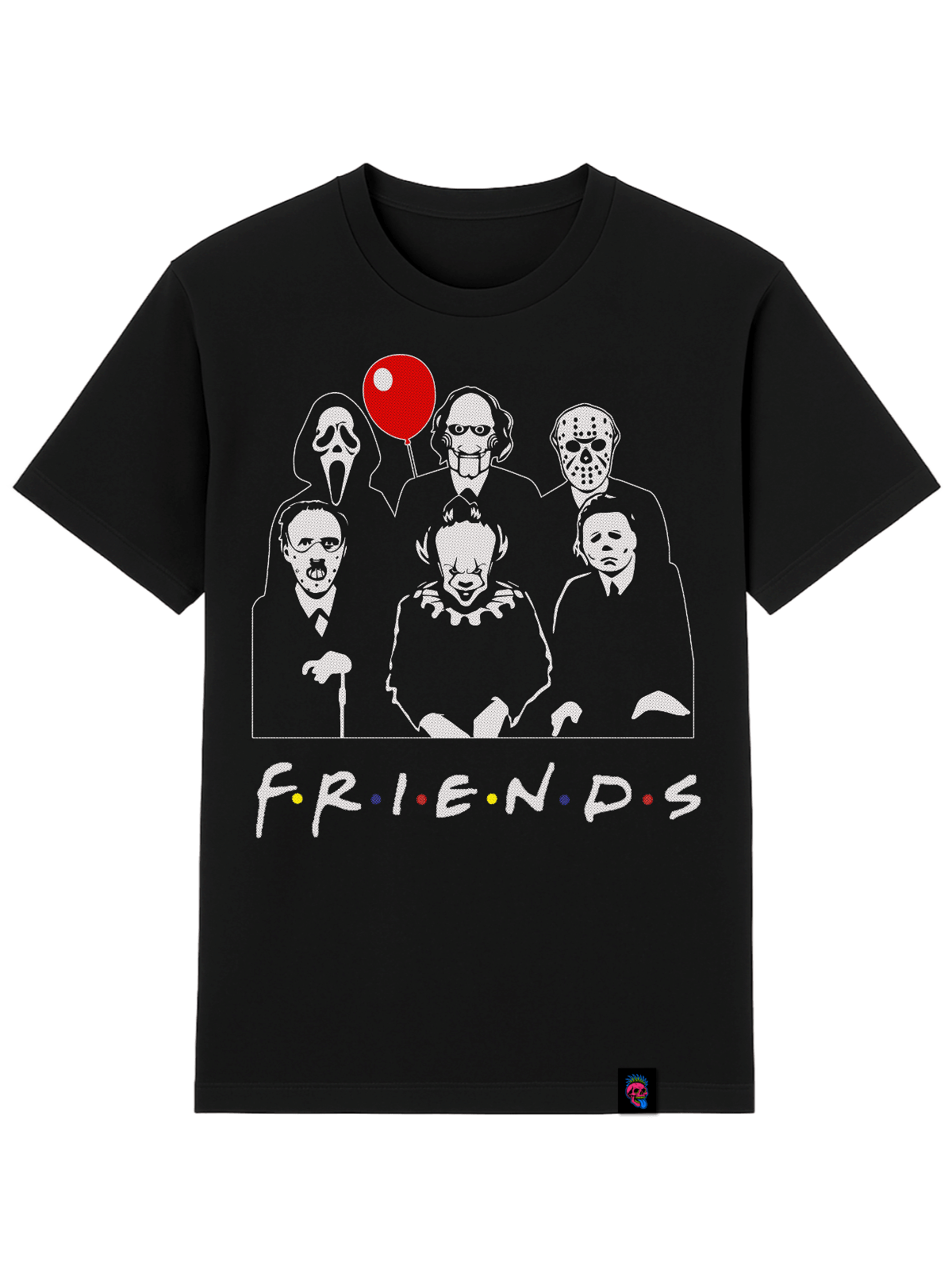 Horror Friends Graphic Tee – Softfeel Heavyweight Organic Cotton – SourThreadz Premium Drop