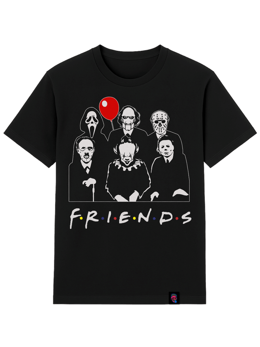 Horror Friends Graphic Tee – Softfeel Heavyweight Organic Cotton – SourThreadz Premium Drop