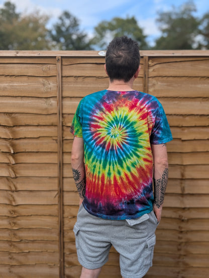 Dark Rainbow Tie-Dye | Any Garment, Any Size | Handmade by SourThreadz