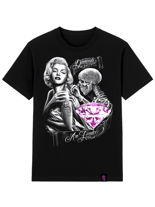 Marilyn Tattoo Streetwear Graphic Tee - Softfeel Heavyweight Organic Cotton - SourThreadz Premium Drop