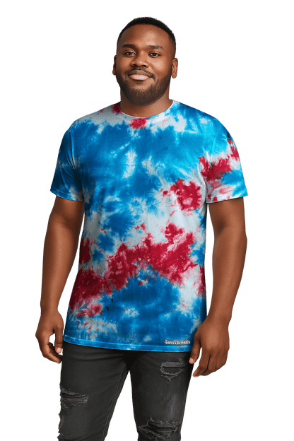 Tie-Dye Men’s T-Shirt - Patriot - Statement Piece - SourThreadz