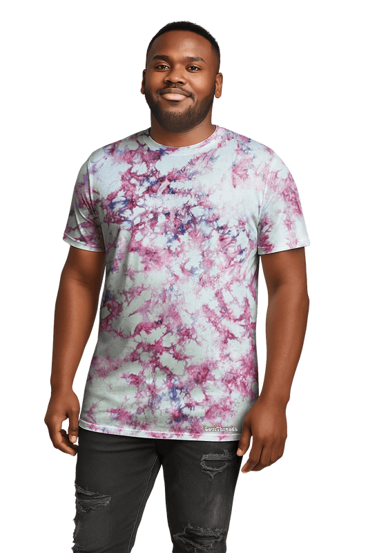 Tie-Dye Men’s T-Shirt - Pink Camo - Summer Drop - SourThreadz