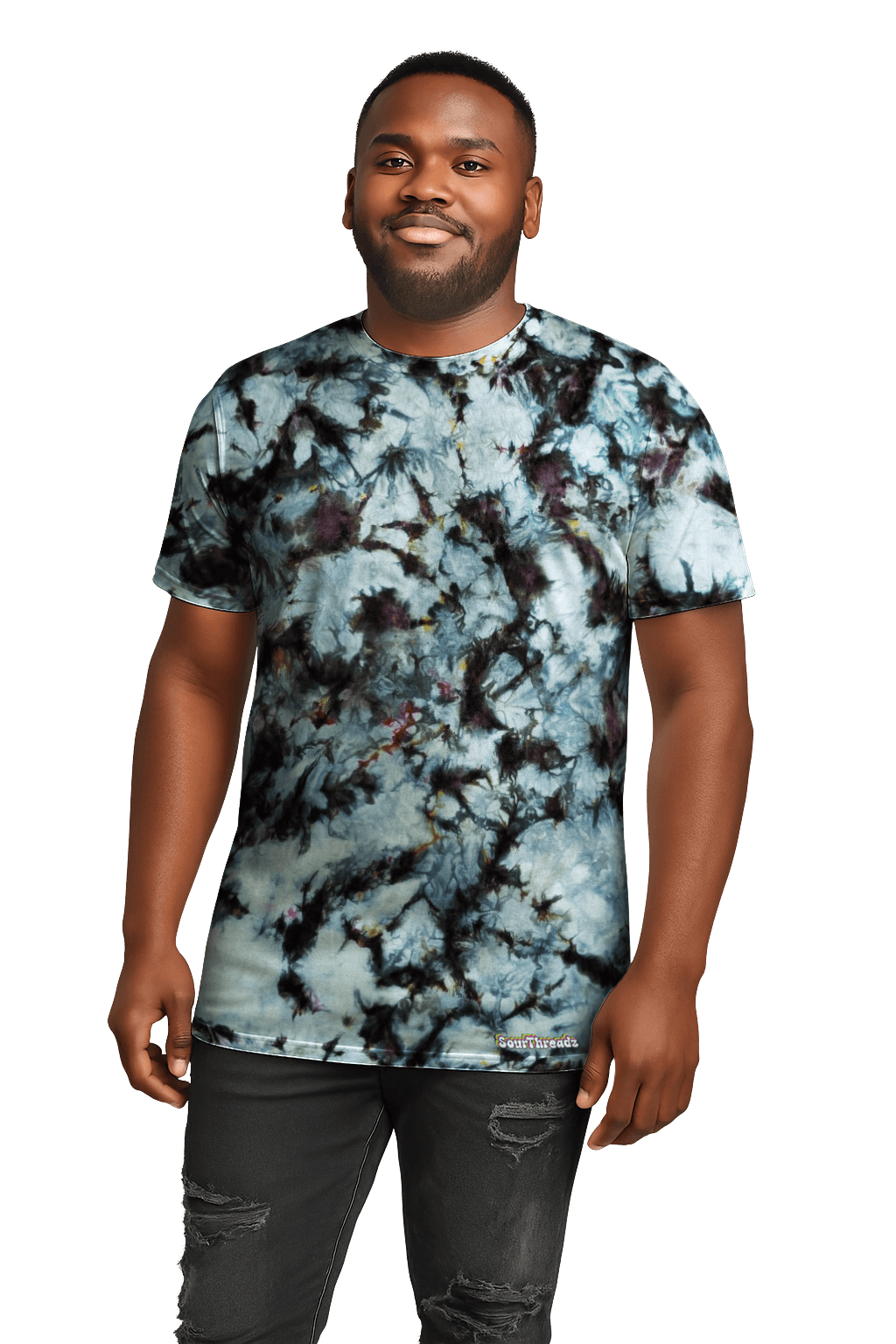 Tie-Dye Men’s T-Shirt - Shadowmelt - 90's Grunge - SourThreadz
