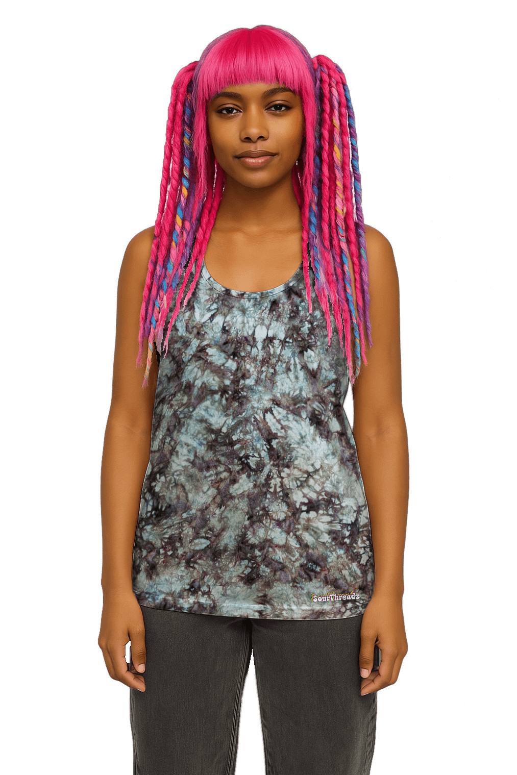 Organic Tie-Dye Women's Tank Top - Pastel Alchemist - Urban Fashion - SourThreadz
