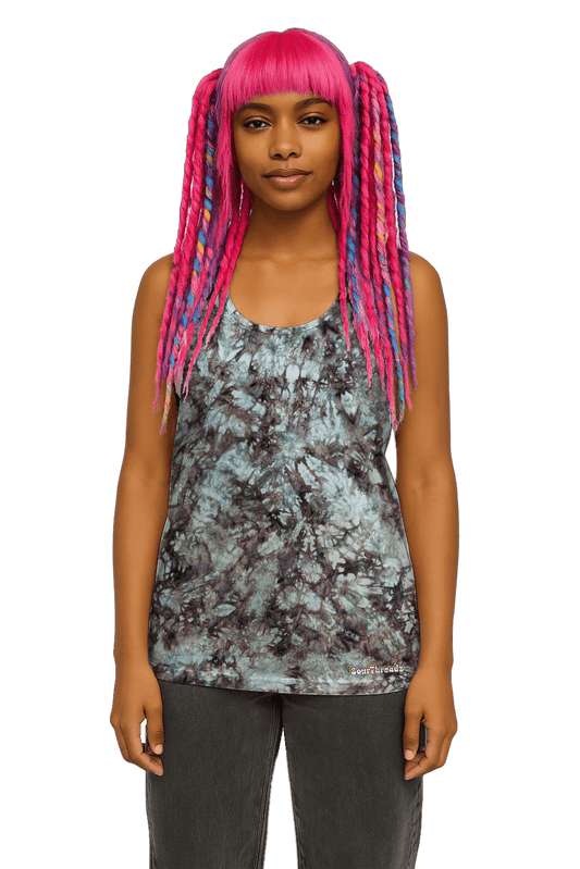 Organic Tie-Dye Women's Tank Top - Pastel Alchemist - Urban Fashion - SourThreadz