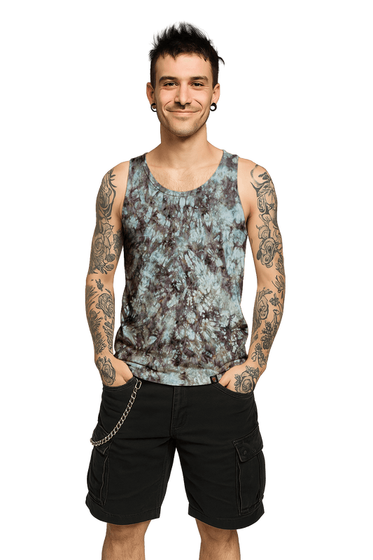 Organic Tie-Dye Tank Top - Pastel Alchemist - Urban Fashion - SourThreadz