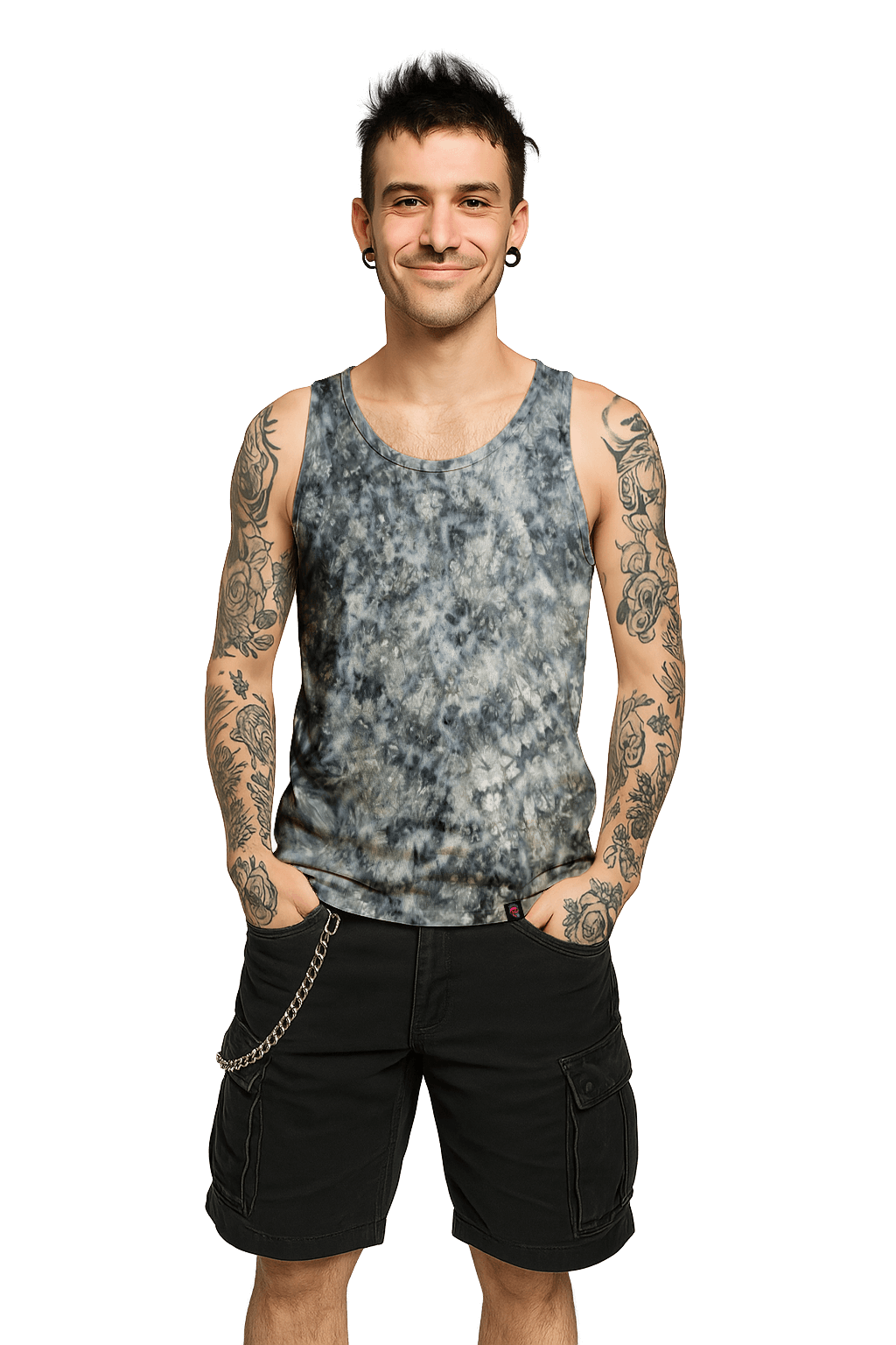 UK Handmade Pastel Grey Tie-Dye – Men's, Women's, T-Shirts, Tanks, Polos & More - SourThreadz